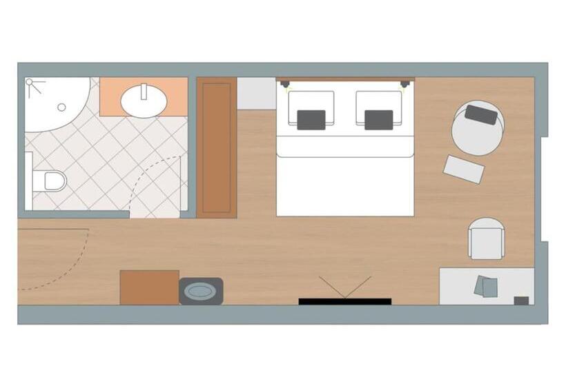 스탠다드 싱글 룸, Edelweiss Berchtesgaden Superior