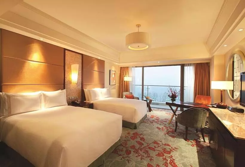 ダブルベッドスタンダードルーム, Fairmont Yangcheng Lake