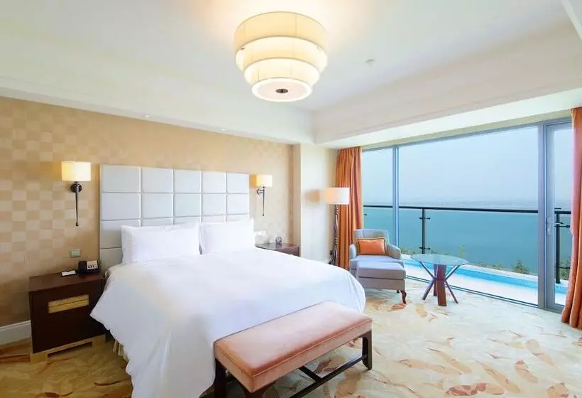 ダブルベッドスタンダードルーム, Fairmont Yangcheng Lake