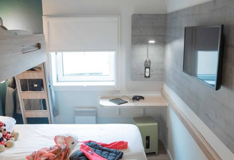 اتاق استاندارد سه نفره, Ibis Budget Porte D'Orleans