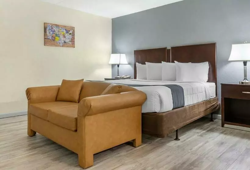 プールの見えるシングルルーム, Econo Lodge Of Conway