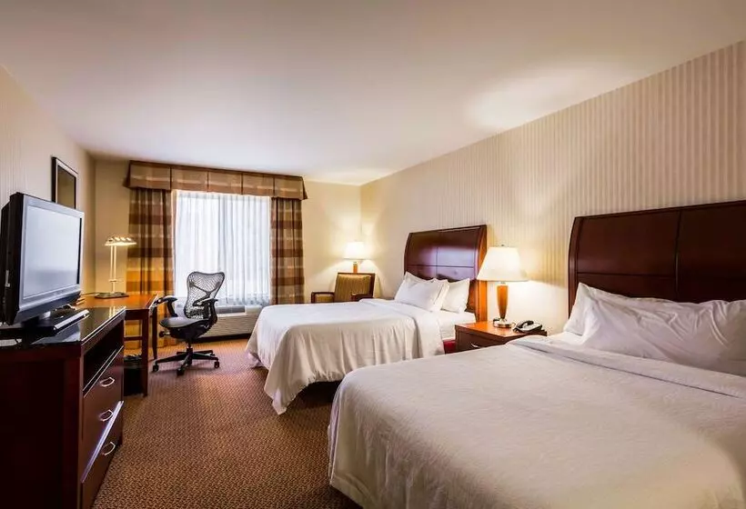 ２ダブルベッドのスタンダードルーム, Hilton Garden Inn Milwaukee Northwest Conference Center
