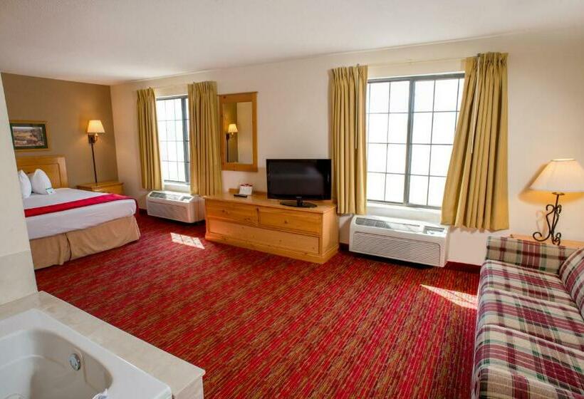 מיטת קינג בסוויטה, Summerset Hotel And Suites Rapid City West