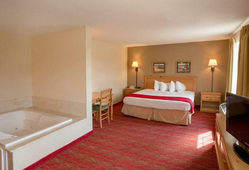 מיטת קינג בסוויטה, Summerset Hotel And Suites Rapid City West