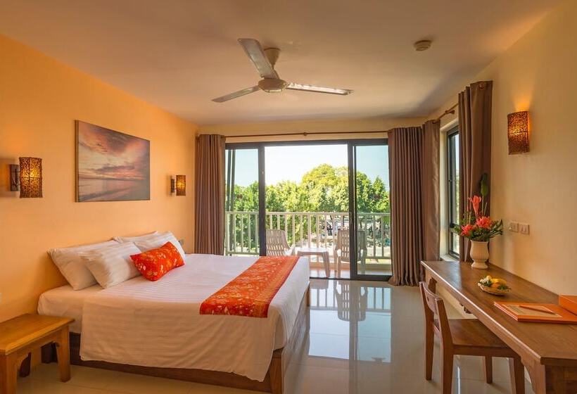 디럭스 룸 바다 전망, Srisuksant Resort