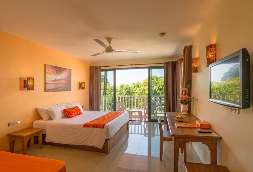 디럭스 룸 바다 전망, Srisuksant Resort