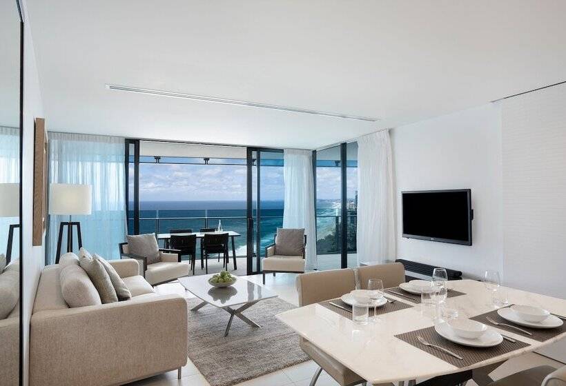 带1个卧室的带海景的公寓, Peppers Soul Surfers Paradise