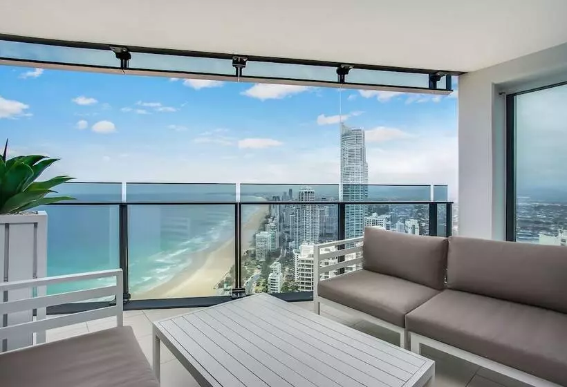 آپارتمان 2 خوابه با چشمانداز دریا, Peppers Soul Surfers Paradise