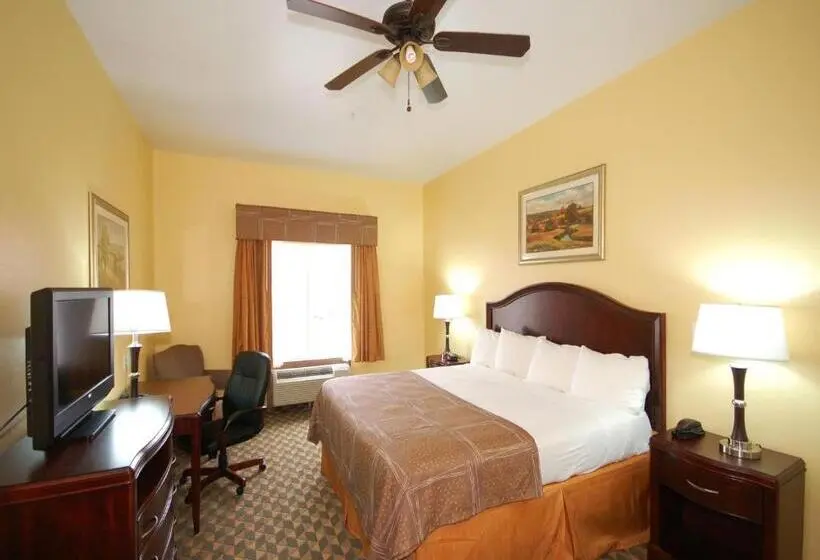 身障者適用キングサイズベッドルーム, Best Western Plus Manvel Inn & Suites