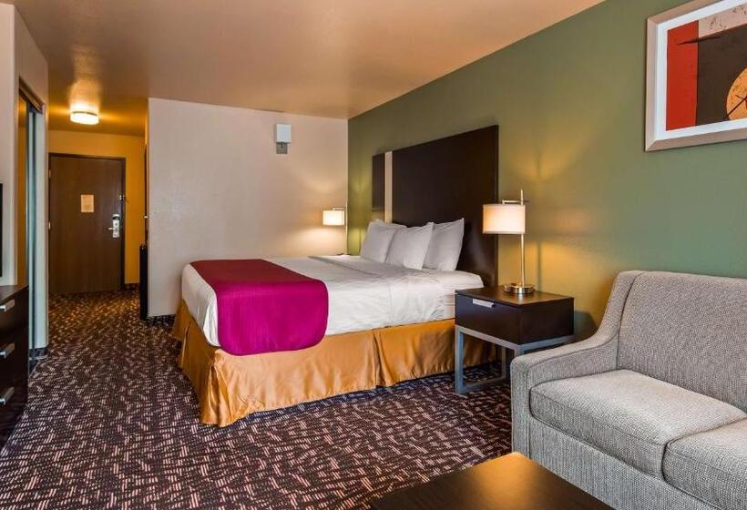 غرفة قياسية سرير كينج, Best Western Plus The Woodlands