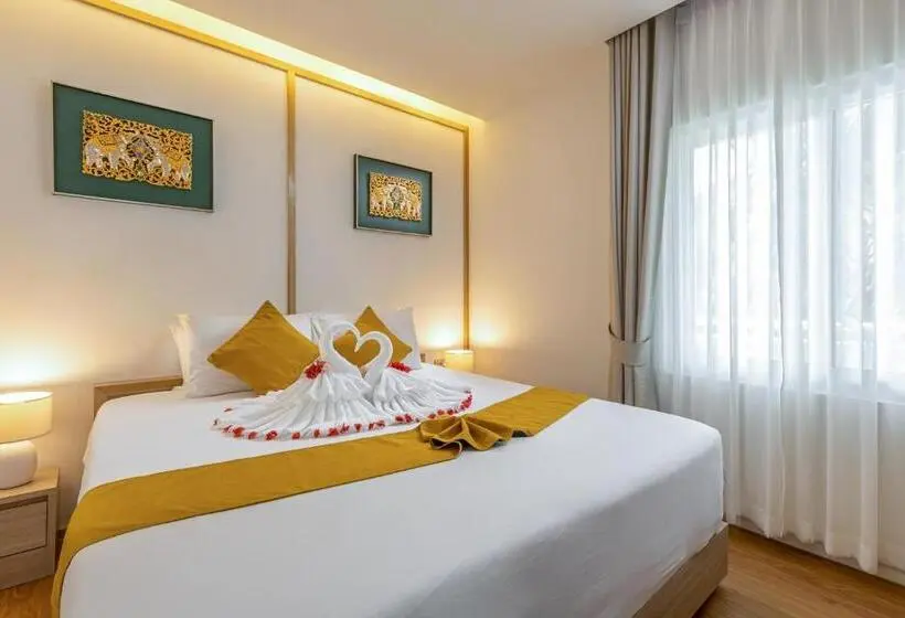 ファミリースイートの２ベッドルーム, Phunawa Resort Phuket Karon Beach