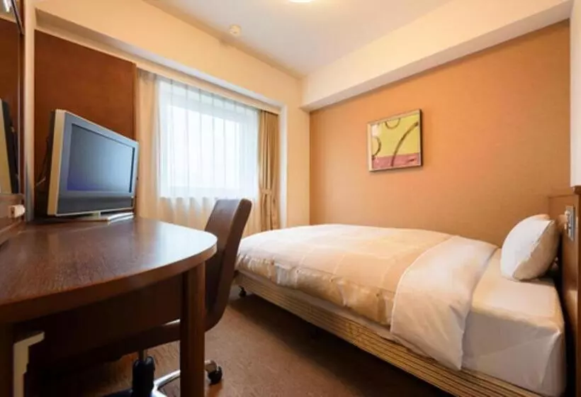 ダブルベッドのベーシックルーム, Route Inn Grantia Hakodate Goryokaku