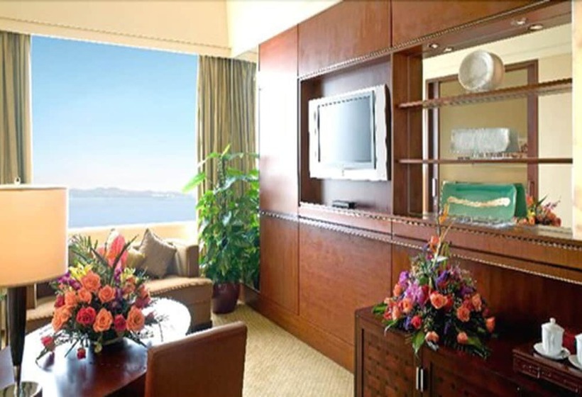 غرفة ديلوكس مطلّة علي البحر, Guangzhou Nansha Grand