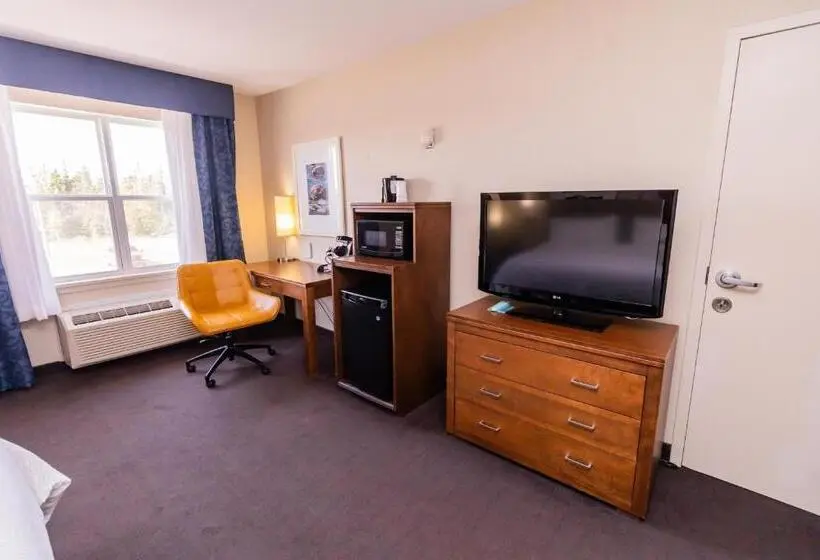 身障者適用キングサイズベッドルーム, Deer Lake Horizon Hotel Bw Signature Collection