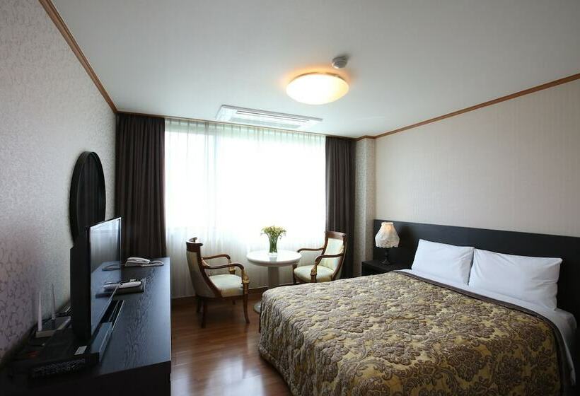 غرفة قياسية سرير مزدوج, Danyang Tourist Hotel Edelweiss