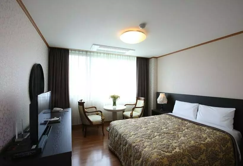 ダブルベッドスタンダードルーム, Danyang Tourist Hotel Edelweiss