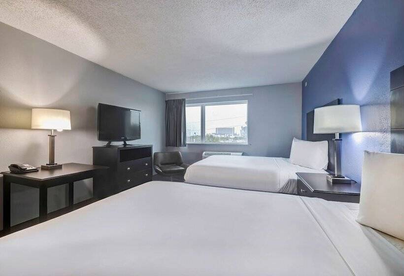 스탠다드 룸 더블 침대 2개, Motel 6 Arlington Tx Entertainment District