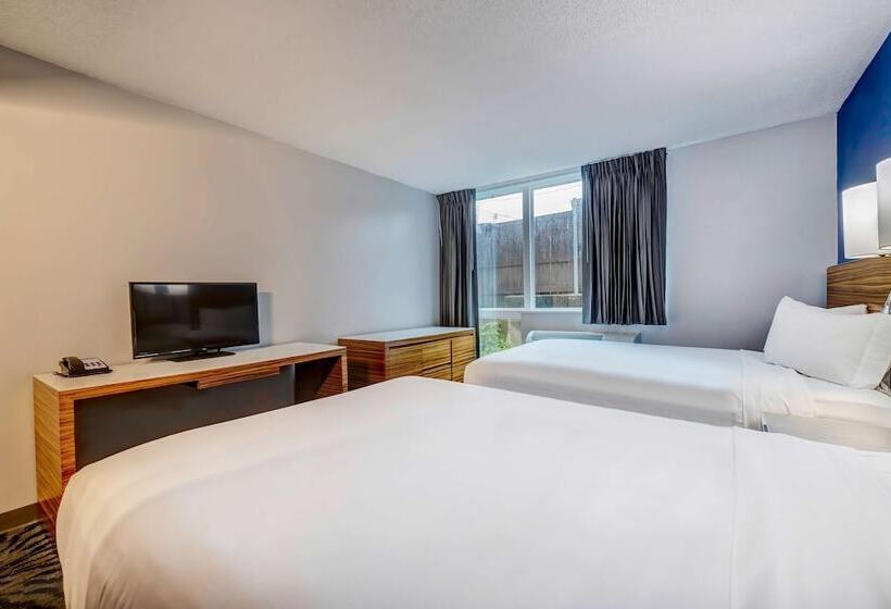 带2个双人床的标准工作室, Motel 6 Arlington Tx Entertainment District