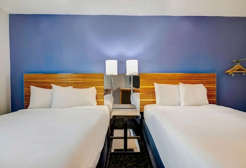 带2个双人床的标准工作室, Motel 6 Arlington Tx Entertainment District