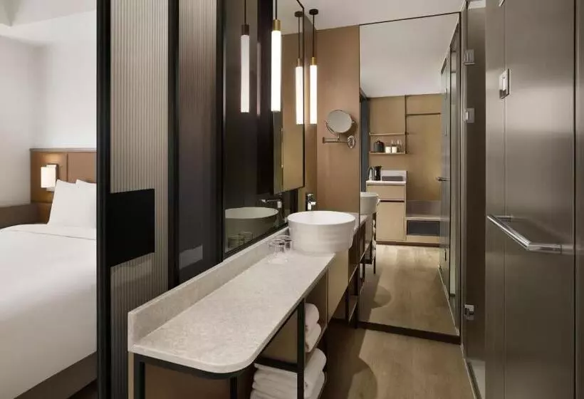 クイーンサイズベッドのスタンダードルーム, Ac Hotel By Marriott Seoul Gangnam