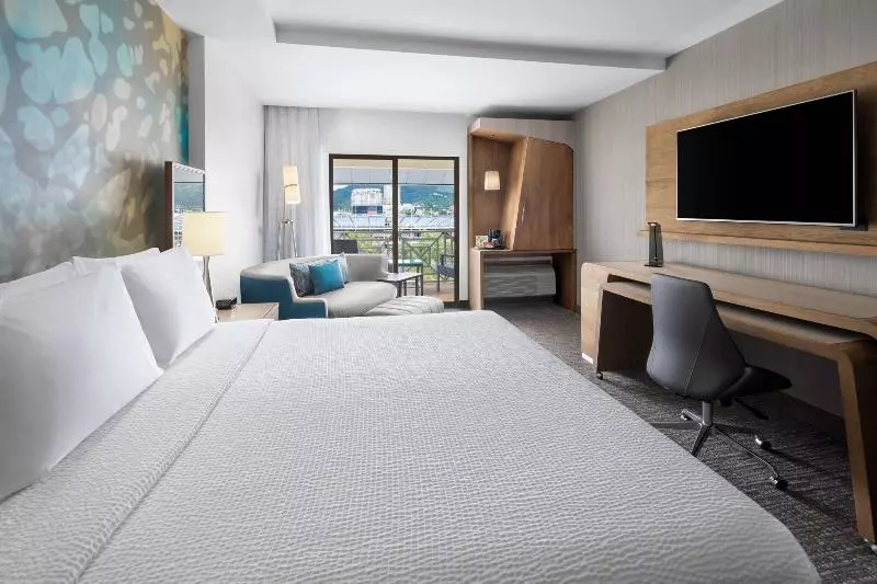 اتاق اجرایی با تخت بزرگ, Courtyard By Marriott Port Of Spain