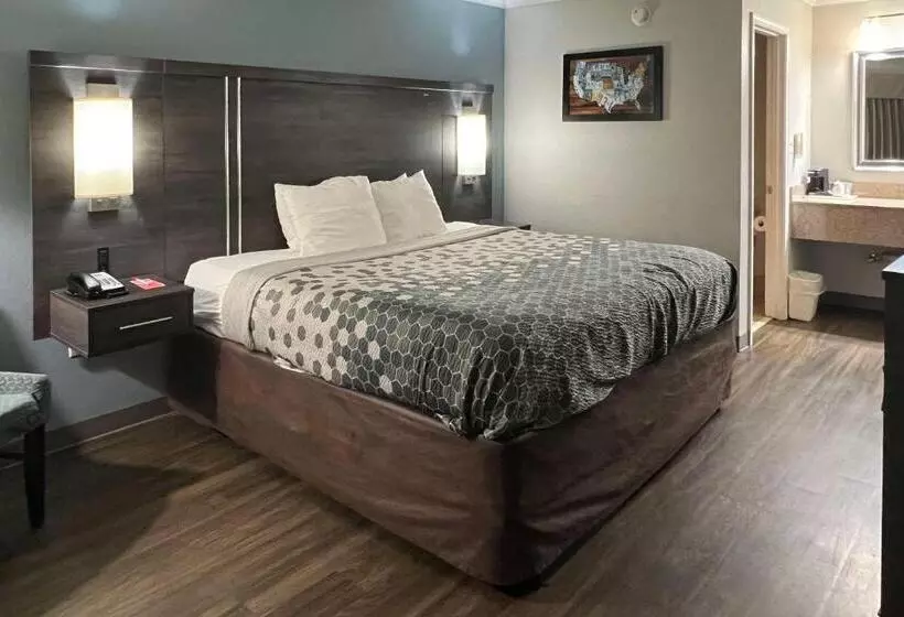 キングサイズベッドのスタンダードルーム, Econo Lodge Byron  Warner Robins