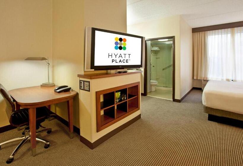 带2个双人床的标准工作室, Hyatt Place Atlanta Airport North