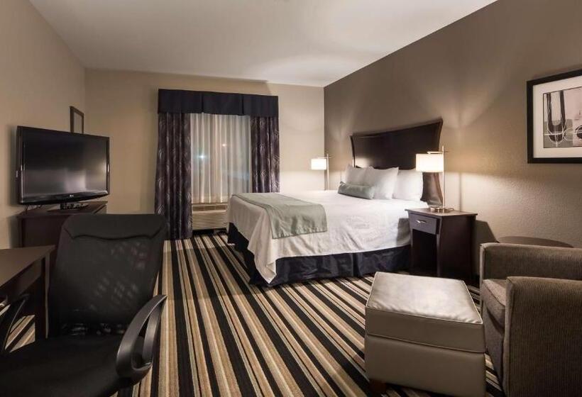 غرفة قياسية سرير كينج, Best Western Plus Sand Bass Inn And Suites