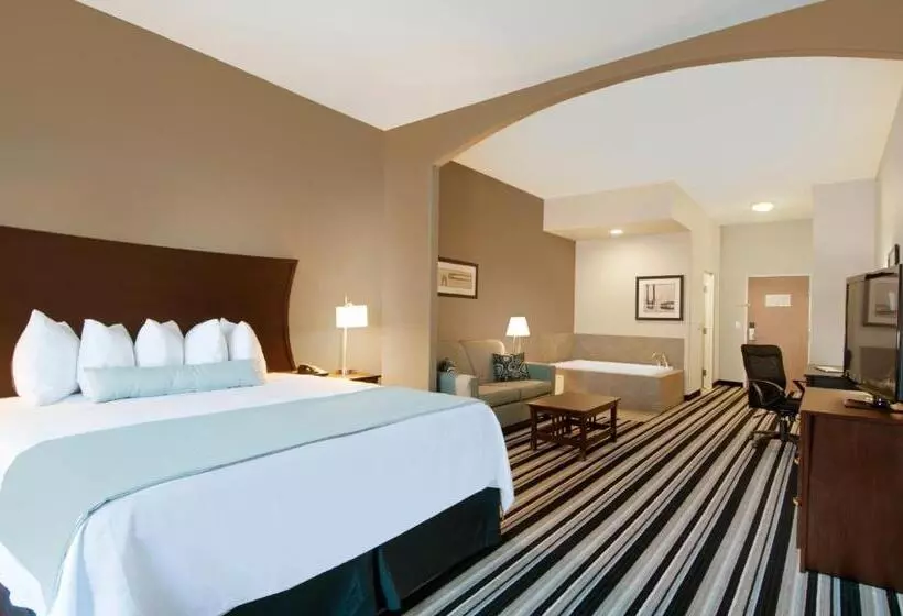 キングサイズベッドのデラックスルーム, Best Western Plus Sand Bass Inn And Suites