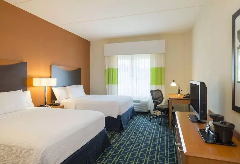 2ダブルベッドのスタンダードルーム, Fairfield Inn & Suites Huntingdon Raystown Lake