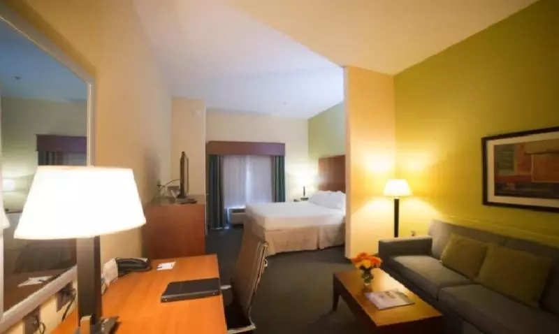 身障者適用キングサイズベッドルーム, Holiday Inn Express Hotel & Suites Atlanta East   Lithonia, An Ihg
