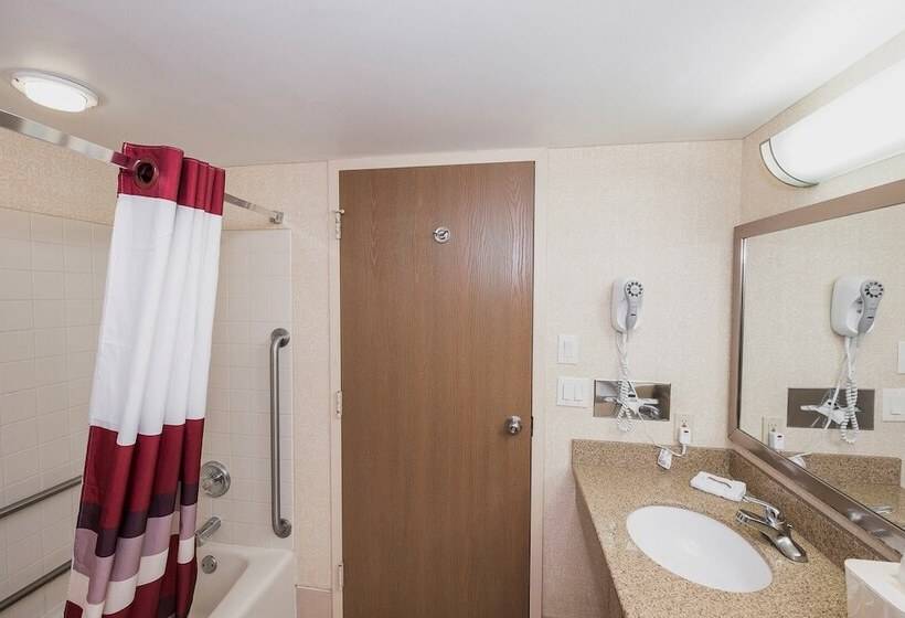 غرفة سوبيريور لذوى الاحتياجات الخاصة, Red Roof Inn & Suites Mt Holly  Mcguire Afb