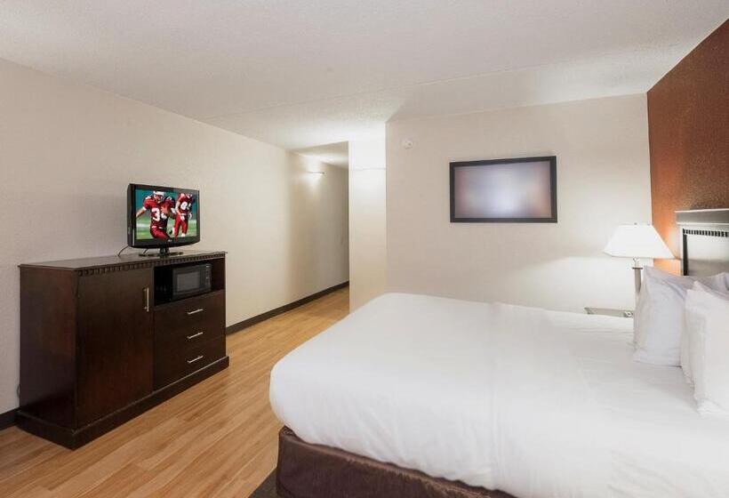 غرفة سوبيريور سرير كينج, Red Roof Inn & Suites Mt Holly  Mcguire Afb