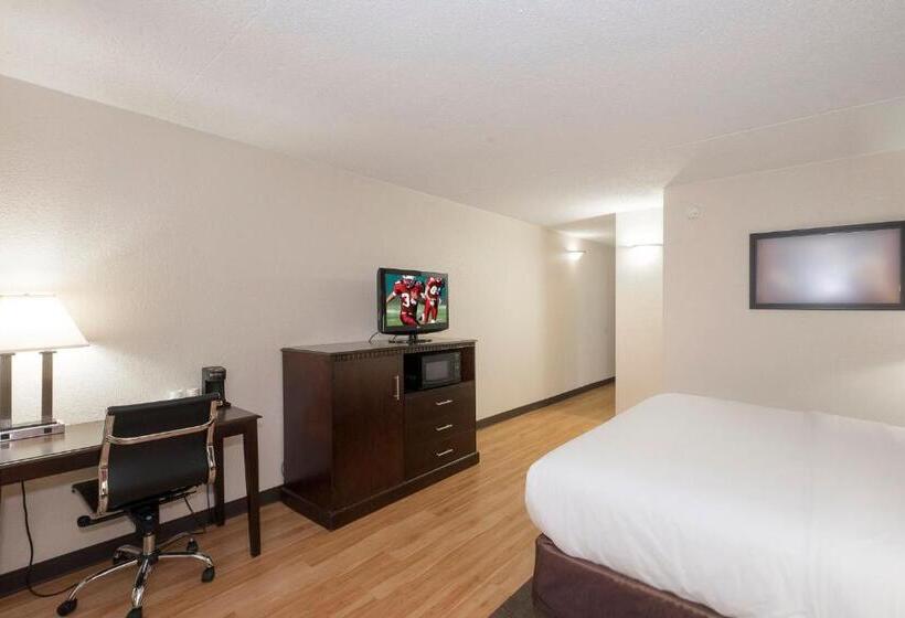 디럭스 룸 킹사이즈 침대, Red Roof Inn & Suites Mt Holly  Mcguire Afb