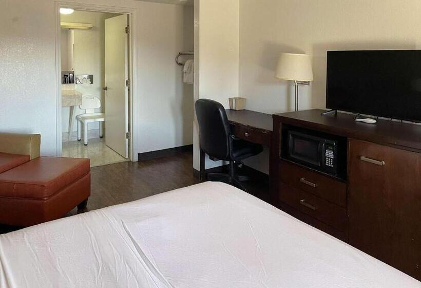 キングサイズベッドのスタンダードルーム, Motel 6 Fancy Gap Va