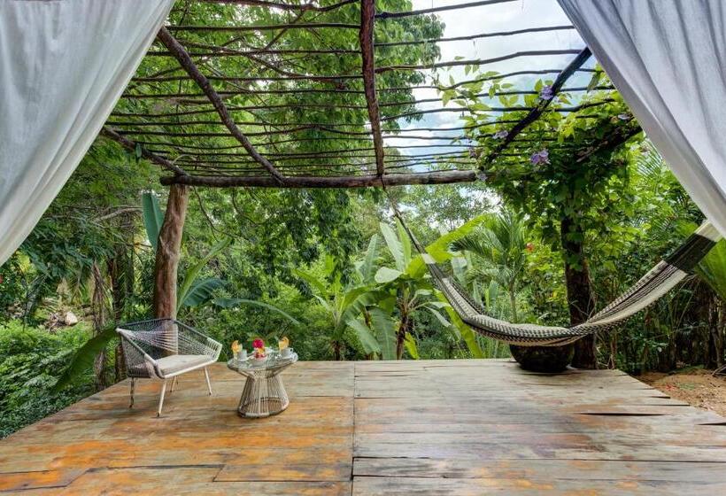 חדר דלוקס עם מרפסת נוף לים, Casitas Maraika