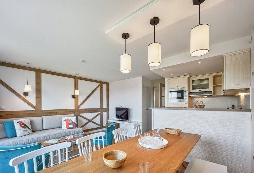 침실 3개 아파트, Pierre & Vacances Premium Residence & Spa Houlgate