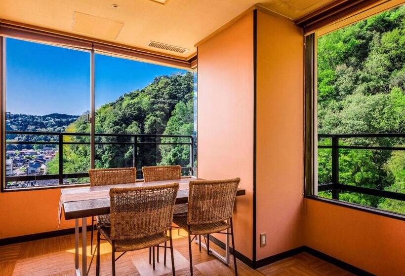 带城市景观的高级房间, Ooedo Onsen Monogatari Premium Saiki Bekkan