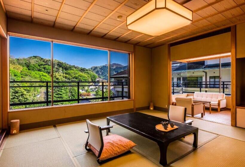 高级大房间, Ooedo Onsen Monogatari Premium Saiki Bekkan