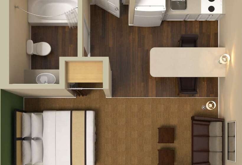 إستوديو ديلوكس, Extended Stay America Suites  Fishkill  Route 9