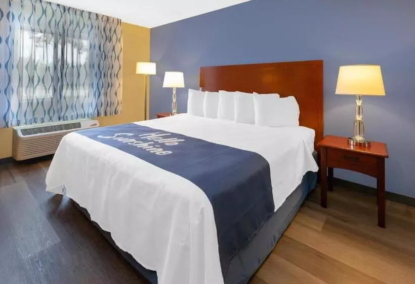 キングサイズベッドのデラックススイート, Days Inn By Wyndham Milan Sandusky South