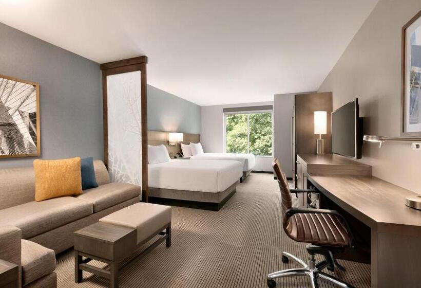 غرفه قياسيه سريرين مزدوجين, Hyatt Place Fort Lee/george Washington Bridge