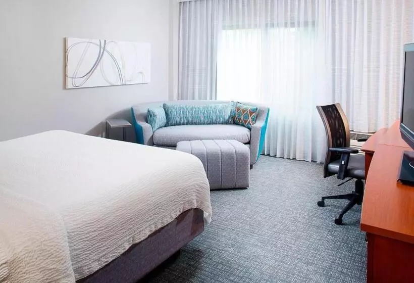 キングサイズベッドのスタンダードルーム, Courtyard By Marriott Roanoke Airport