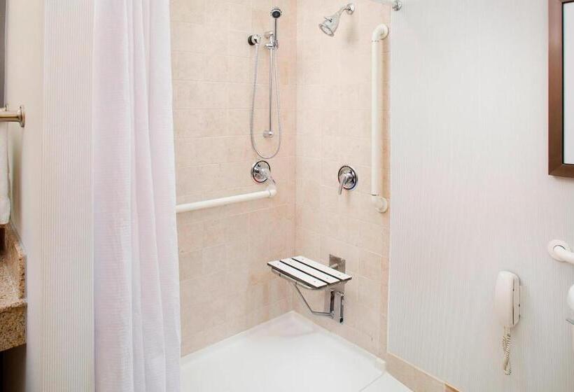 غرفة قياسية سرير كينج لذوى الإحتياجات الخاصة, Courtyard By Marriott Roanoke Airport