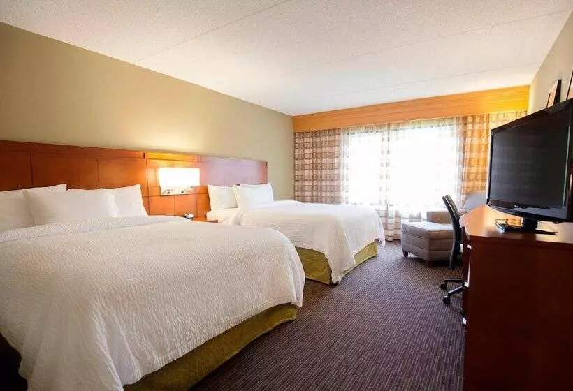 اتاق استاندارد با 2 تخت دوبل, Courtyard By Marriott Ithaca Airport/university