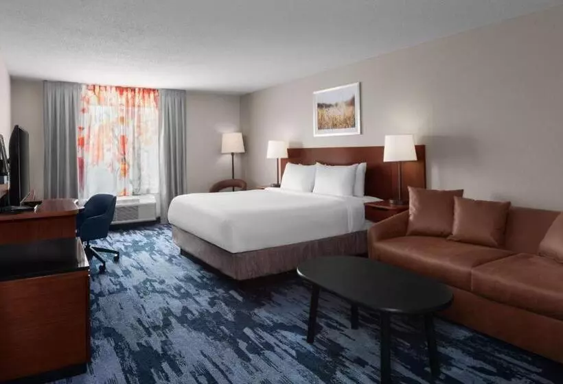 キングサイズベッドのスタンダードルーム, Fairfield Inn Charlotte Mooresville Lake Norman