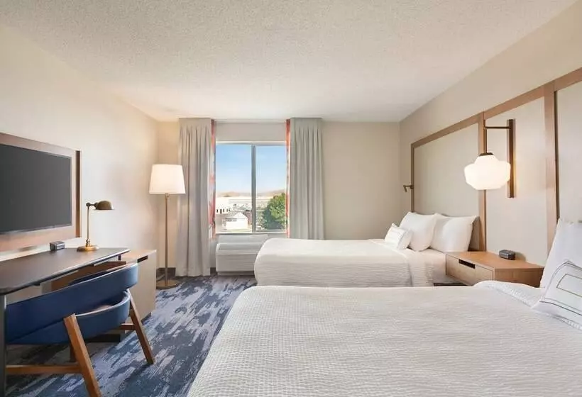 2ダブルベッドのスタンダードルーム, Fairfield Inn & Suites By Marriott Reno Sparks
