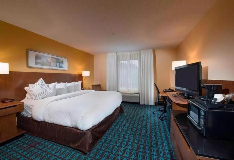 キングサイズベッドのスタンダードルーム, Fairfield Inn And Suites Charleston North/university Area