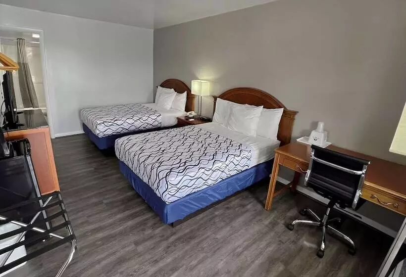 ２ダブルベッドのスタンダードルーム, Americas Best Value Inn Lancaster