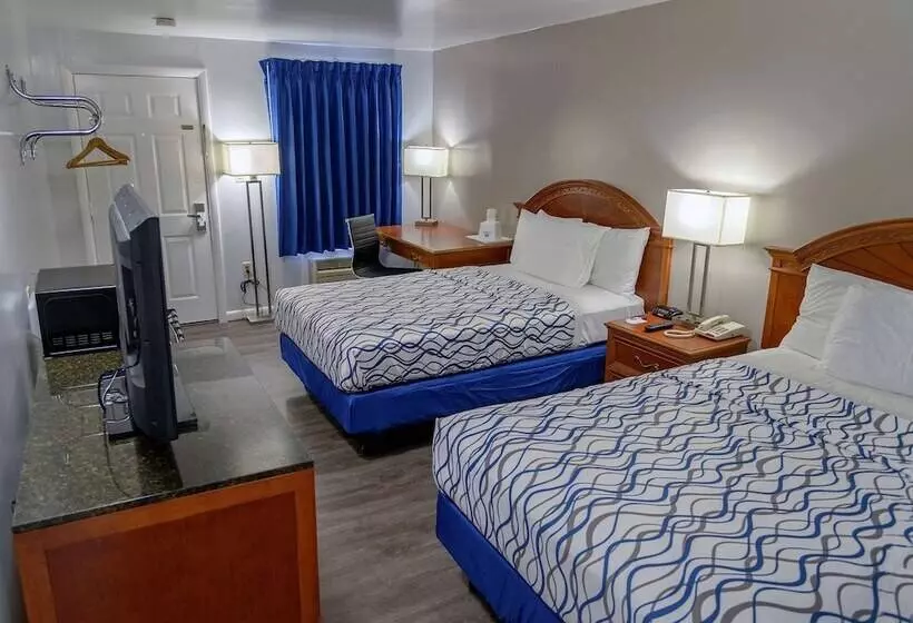 ２ダブルベッドのスタンダードルーム, Americas Best Value Inn Lancaster